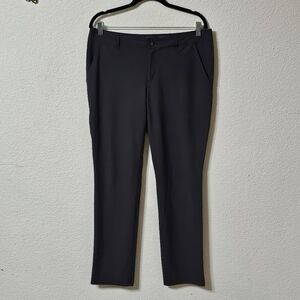 Eddie Bauer Pants Womens 10 Travex Slightly Curvy Fit Straight Leg w Pocke Black